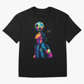 Ronaldinho Wpap Art Oversized T-Shirt Represent the Passion of Match Day Hype around FIFA World Cup 2026 USA Canada Mexico, Haaland, Brazil, Classic Soccer Heritage, Championship Pressure, Fan Loyalty and International Pride; Created for Match Day