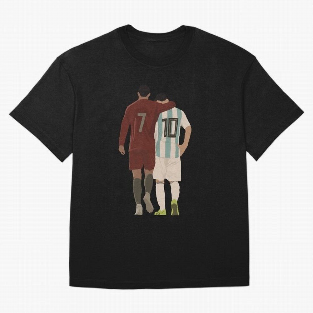 The Greatest Of All Time Oversized T-Shirt Elevate the FIFA World Cup 2026 Group Stage Journey through Messi, Neymar and Mbappe Highlights, England Pride, Retro Football Energy, Iconic Rivalries, Trophy Chase Drama and Stadium Atmosphere; Made for
