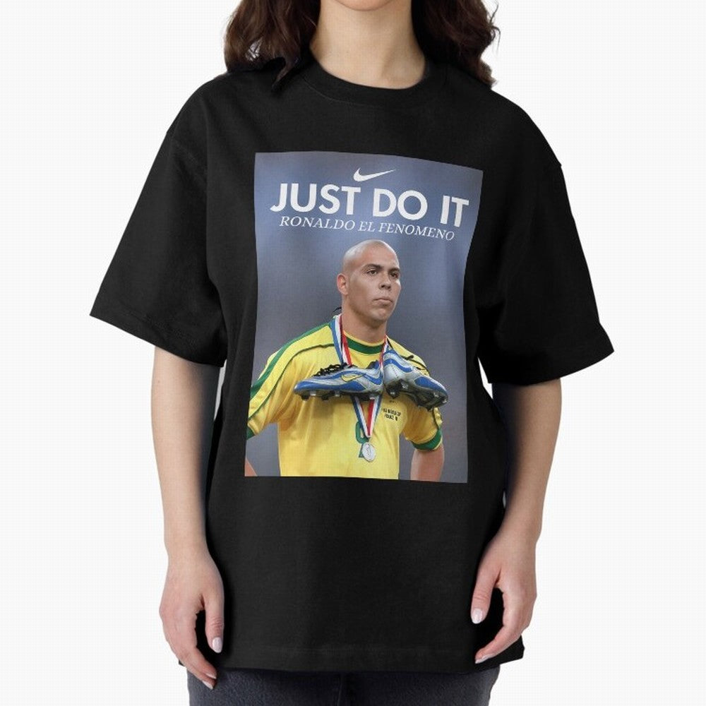 Ronaldo Fenomeno Ronaldo Nazario Vintage Sports Decor Living Room Decor For Walls Sports Bedroom Decor Game Room Decor R9 Oversized T-Shirt Bring Match Day Fire to Match Day Hype around FIFA World Cup 2026, Messi and Cristiano Ronaldo, England,