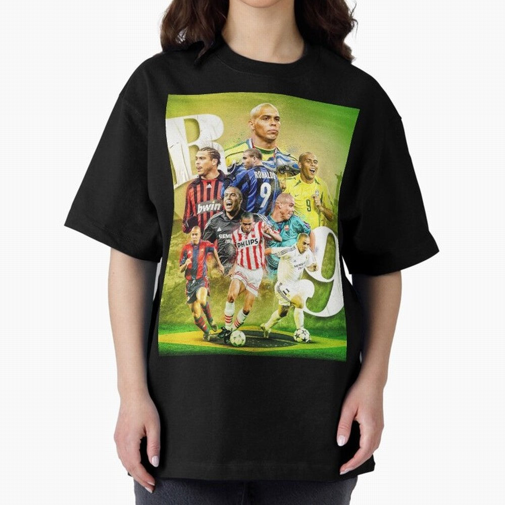 Wallpaper Ronaldo Nazario Brazil Oversized T-Shirt Join Supporters Worldwide for FIFA World Cup 2026 for Fans of Messi, Neymar and Mbappe and Argentina, France and Brazil, Bringing Champion Mindset, Group Stage Buzz, Knockout Tension and Passionate