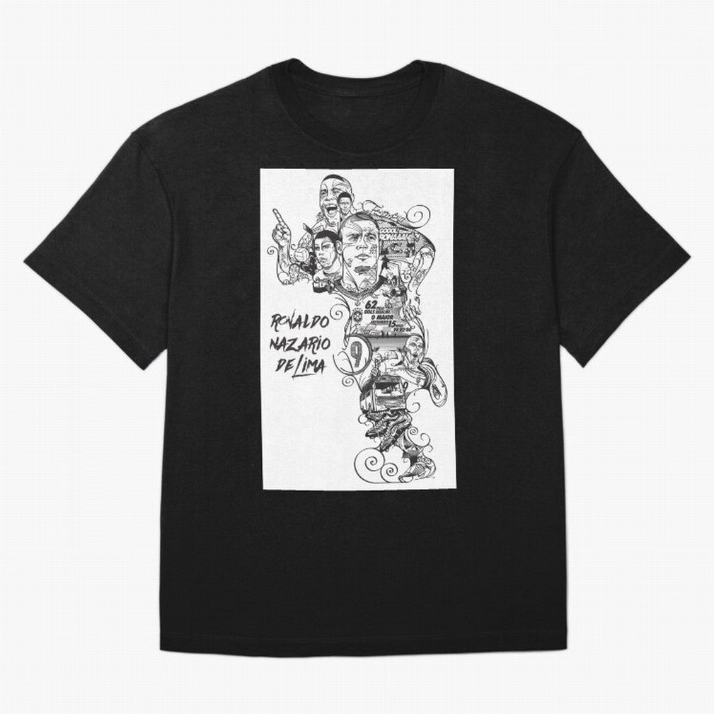 The R9 Era Oversized T-Shirt Experience the Global Stage of FIFA World Cup 2026 USA Canada Mexico Featuring Haaland and Mbappe, Argentina and Brazil Energy, Championship Spirit, Famous Goals, Roaring Crowds and International Football Unity; Built