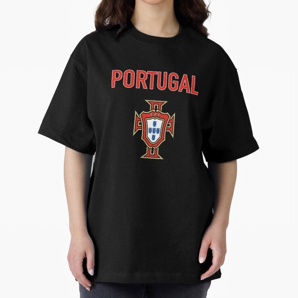 Portugal Oversized T-Shirt Celebrate the Magic of FIFA World Cup 2026 Group Stage for Fans of Neymar and France and Portugal, Bringing Worldwide Fan Energy, Dramatic Goals, Stadium Lights and Championship Celebrations; Made for Collectors Who Enjoy
