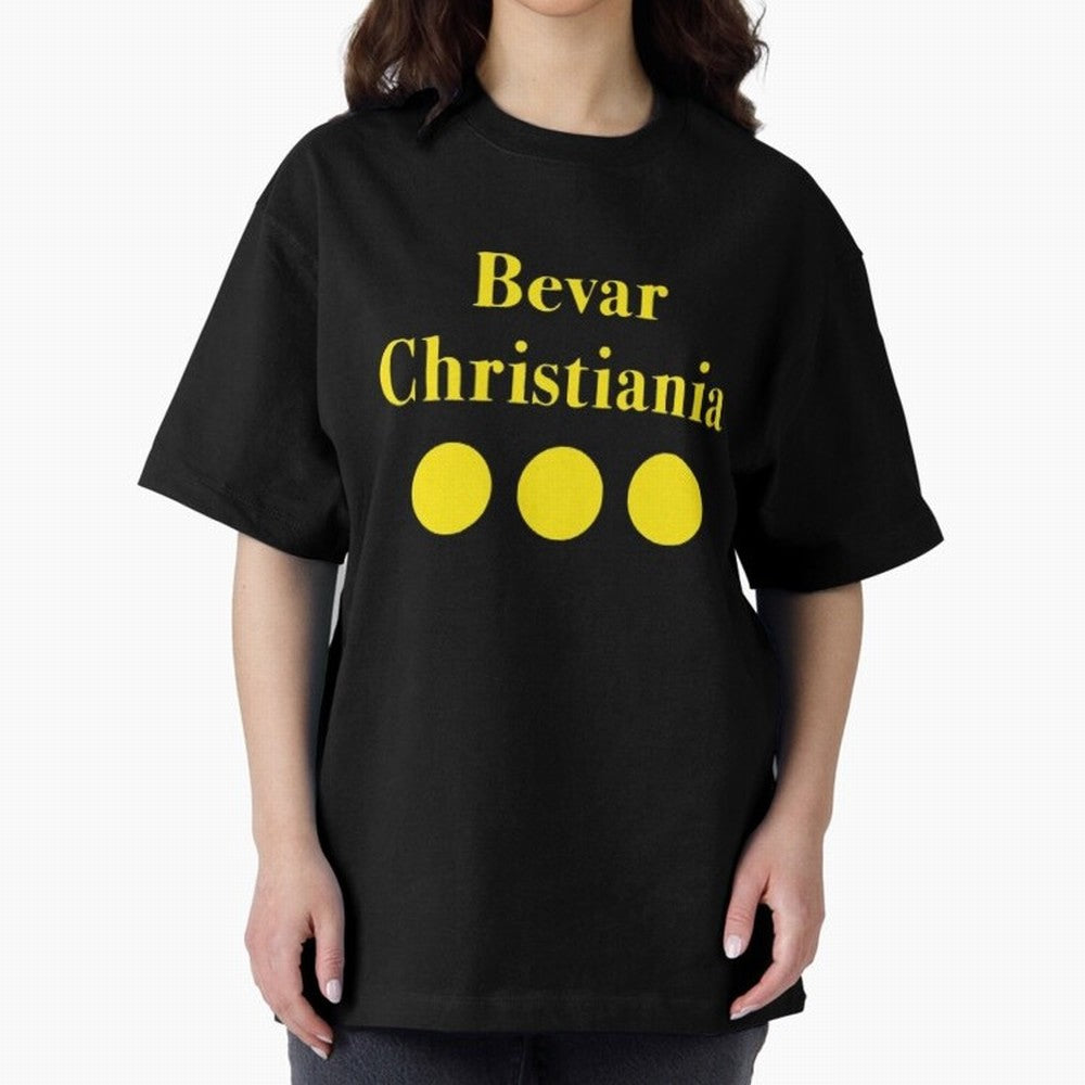 Bevar Christiania Oversized T-Shirt Embrace the FIFA World Cup 2026 Group Stage Journey through Haaland Highlights, France Pride, Retro Football Energy, Iconic Rivalries, Trophy Chase Drama and Stadium Atmosphere; Perfect for Fans, Collectors,