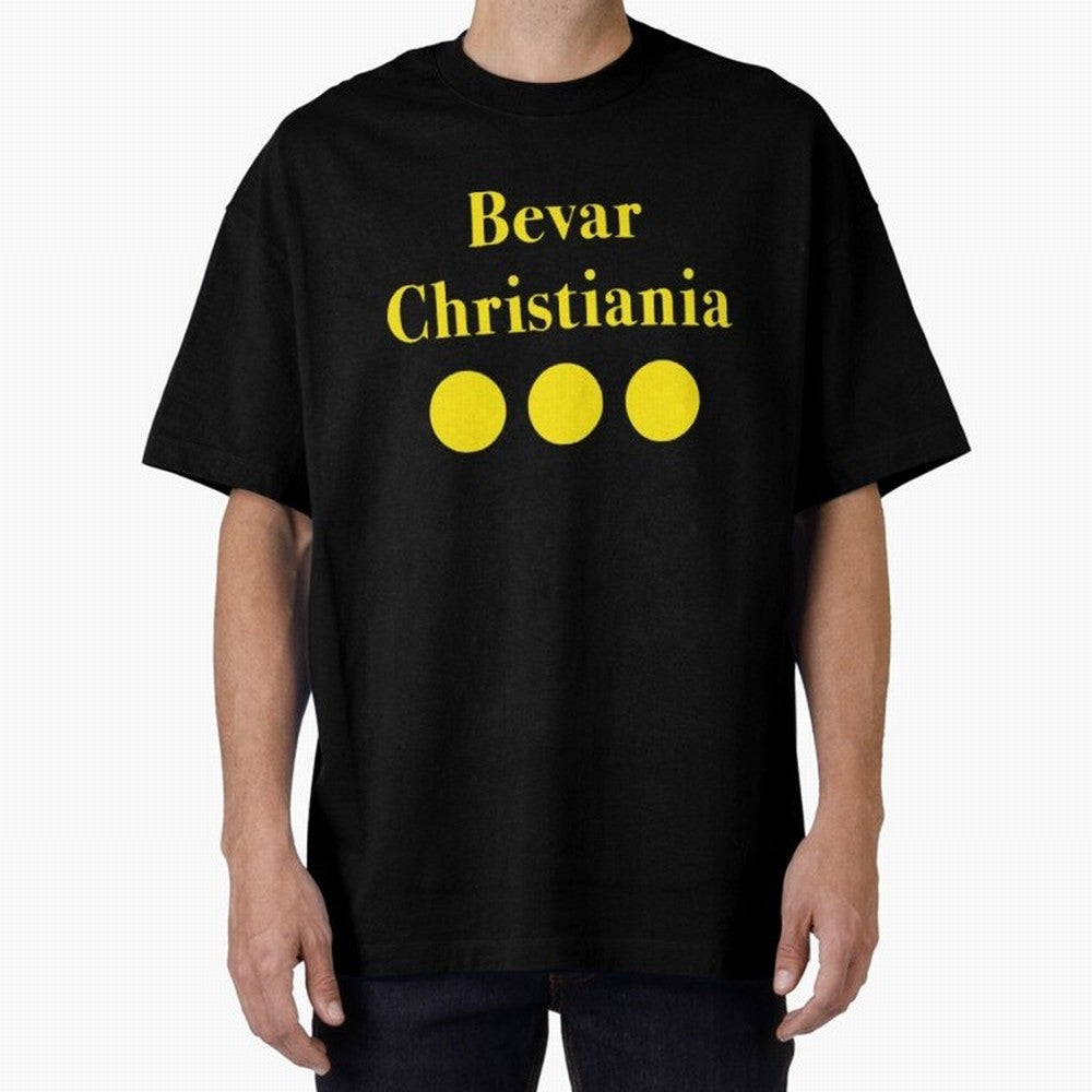 Bevar Christiania Oversized T-Shirt Embrace the FIFA World Cup 2026 Group Stage Journey through Haaland Highlights, France Pride, Retro Football Energy, Iconic Rivalries, Trophy Chase Drama and Stadium Atmosphere; Perfect for Fans, Collectors,