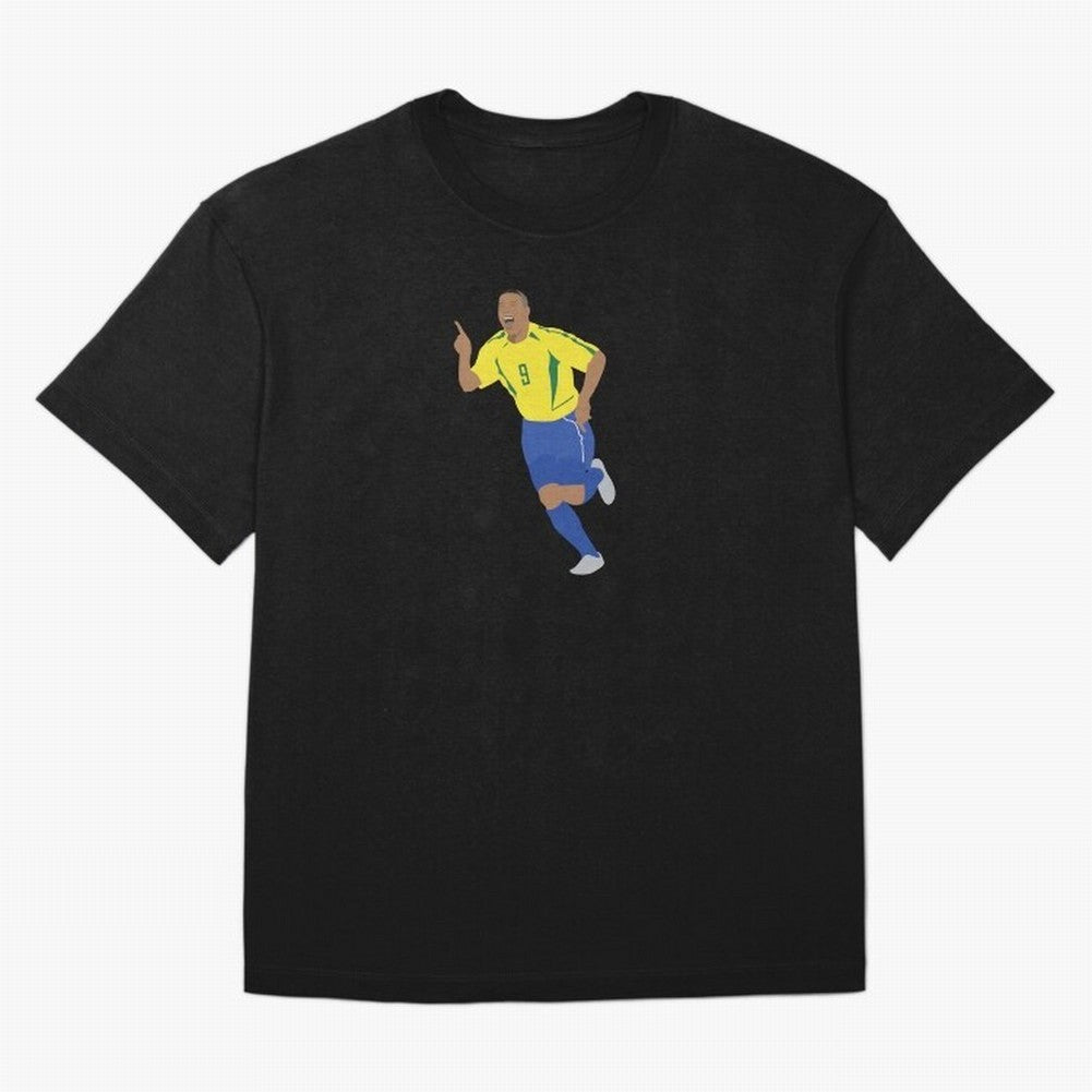 R9 Brazil - Ronaldo Oversized T-Shirt Feel International Energy from Match Day Hype around FIFA World Cup 2026 Group Stage, Messi, Neymar and Mbappe, Argentina, France and Brazil, Football Passion, Legendary Performances, Festival Vibes and