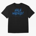 Hala Madrid Oversized T-Shirt Capture Global Football Passion for FIFA World Cup 2026, Centered on Mbappe and Neymar, France and Portugal, Stadium Memories, Football Loyalty, International Chants and Championship Tradition; Great for Watch Parties,