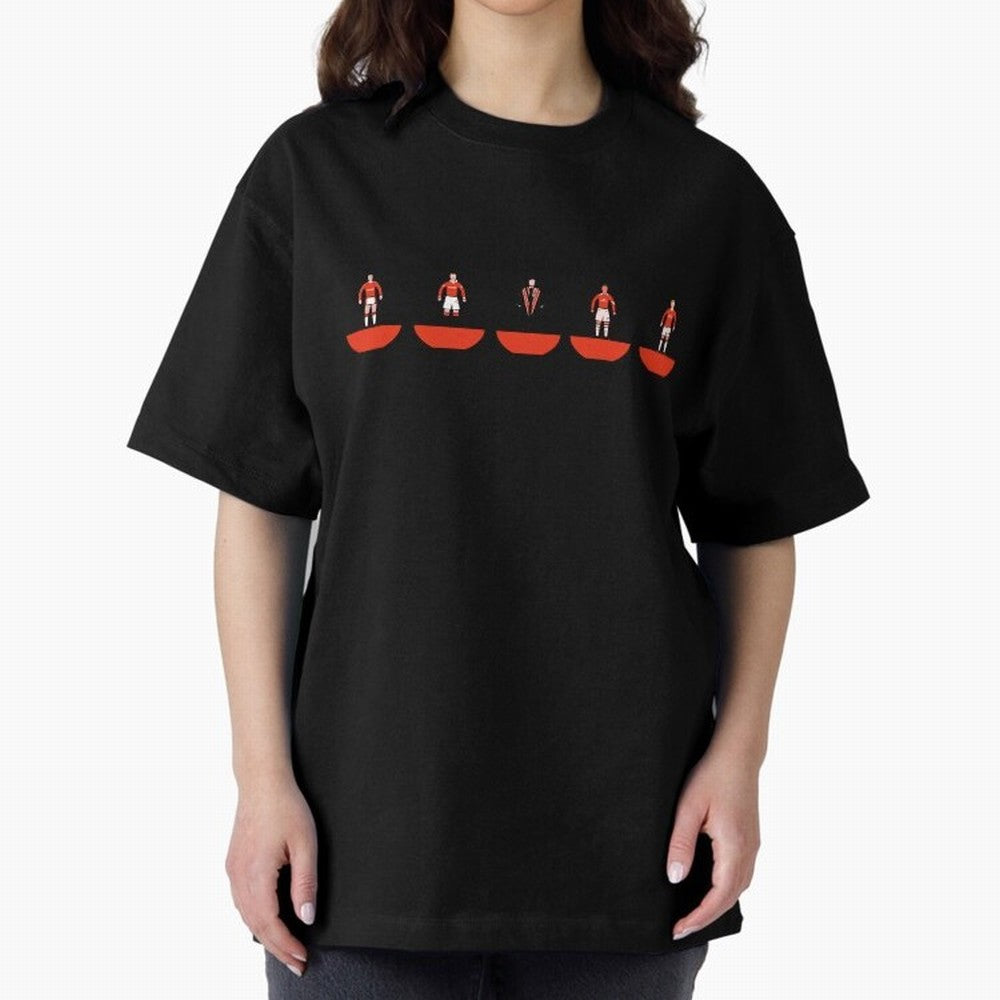Manchester United legends Oversized T-Shirt Celebrate FIFA World Cup 2026 for Fans of Messi and England and Germany, Bringing Football Festival Excitement, Trophy Ambitions, Country Rivalries and Star Player Buzz; Perfect for Supporters Who Want