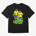 Ronaldinho and ronaldo brazil football print art Oversized T-Shirt Join the Countdown to FIFA World Cup 2026 USA Canada Mexico for Fans of Mbappe and England, Bringing Champion Mindset, Group Stage Buzz, Knockout Tension and Passionate Fan Culture;