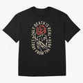 Stray from the path /only ddeath is real Oversized T-Shirt Show Support during FIFA World Cup 2026 Group Stage for Fans of Mbappe and Neymar and Spain, Bringing Football Festival Excitement, Trophy Ambitions, Country Rivalries and Star Player Buzz;