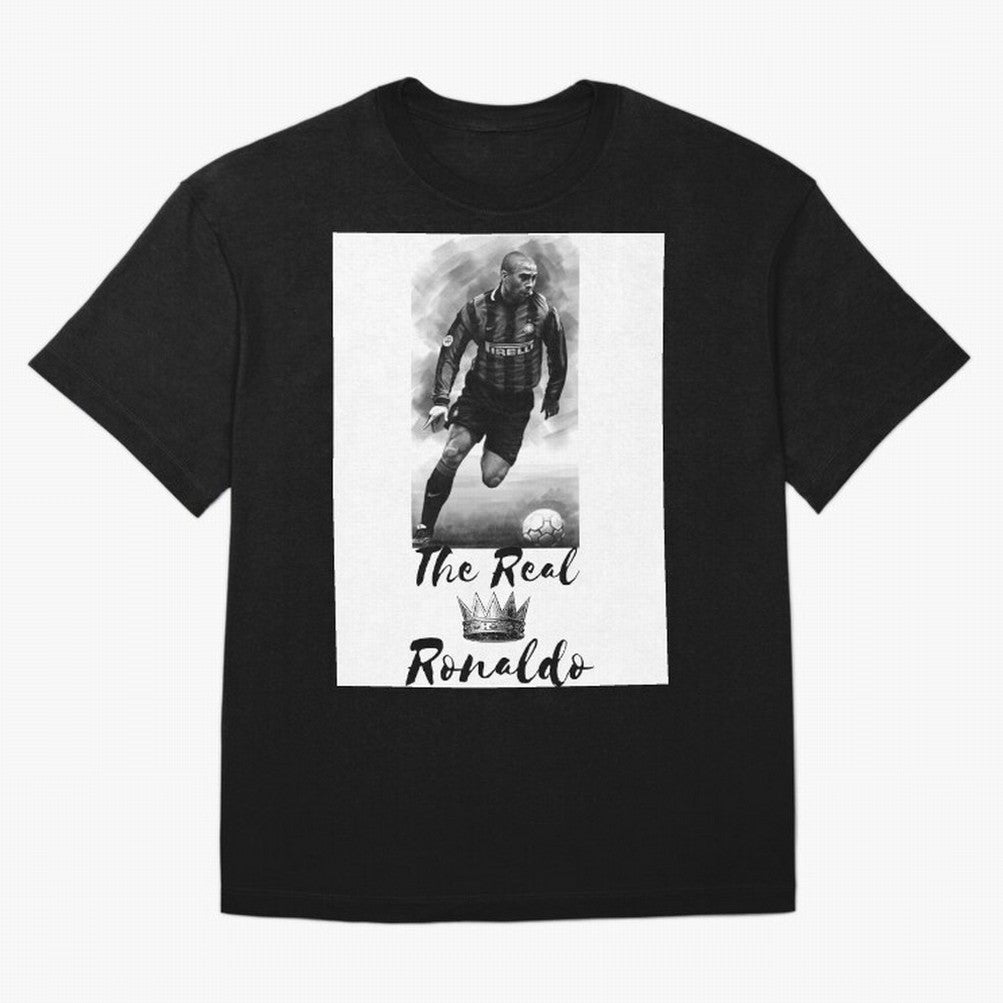 The Real Ronaldo Oversized T-Shirt Celebrate FIFA World Cup 2026 Spirit, with Portugal, Spain and Germany, Haaland, Game Day Rituals, Football Legends, Country Pride and the Road to the Final; Great for Watch Parties, Sports Bars, Family Nights,