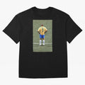 Illustration Ronaldo Luis Nazario de Lima Oversized T-Shirt Back the Journey through FIFA World Cup 2026 USA Canada Mexico Inspired by Haaland, Germany Energy, Global Supporter Spirit, Legendary Goals, National Colors and Tournament Celebration;