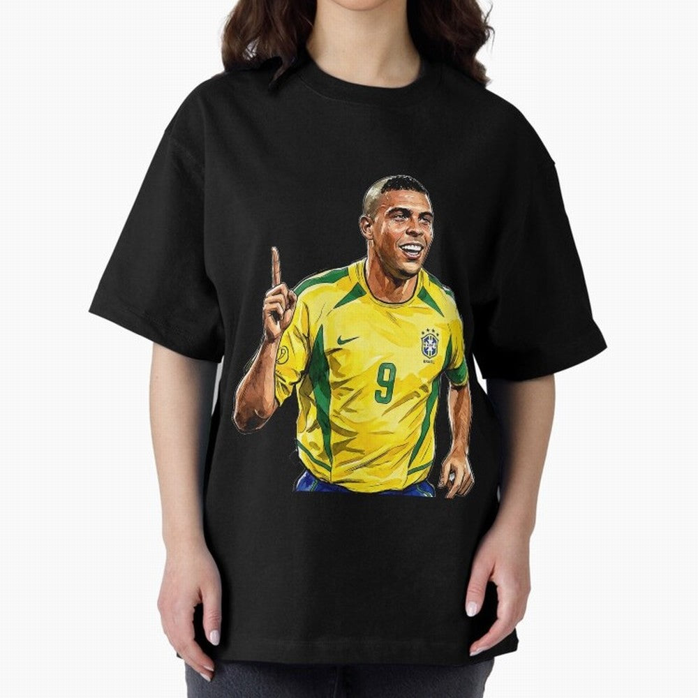 Ronaldo Fen?meno Oversized T-Shirt Support the Legends of FIFA World Cup 2026 Group Stage Spirit, Capturing France, Messi, CR7 and Mbappe, Worldwide Fan Energy, Dramatic Goals, Stadium Lights and Championship Celebrations; Perfect for People Who