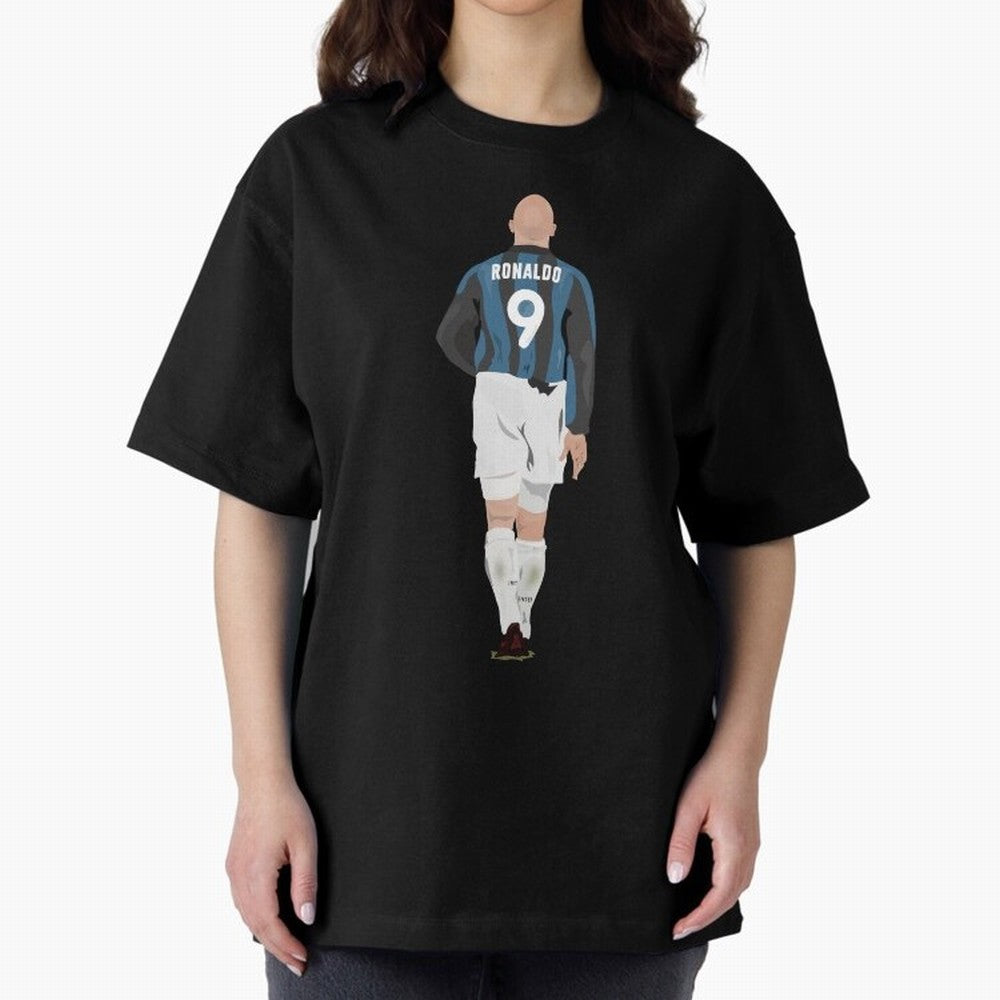 RONALDO THE PHENOMENON Oversized T-Shirt Wear the Spirit of FIFA World Cup 2026 Spirit, Highlighting England and Germany, CR7, Supporter Pride, Iconic Celebrations, Legendary Names and Global Match Day Energy; Ideal for Football Dads, Football