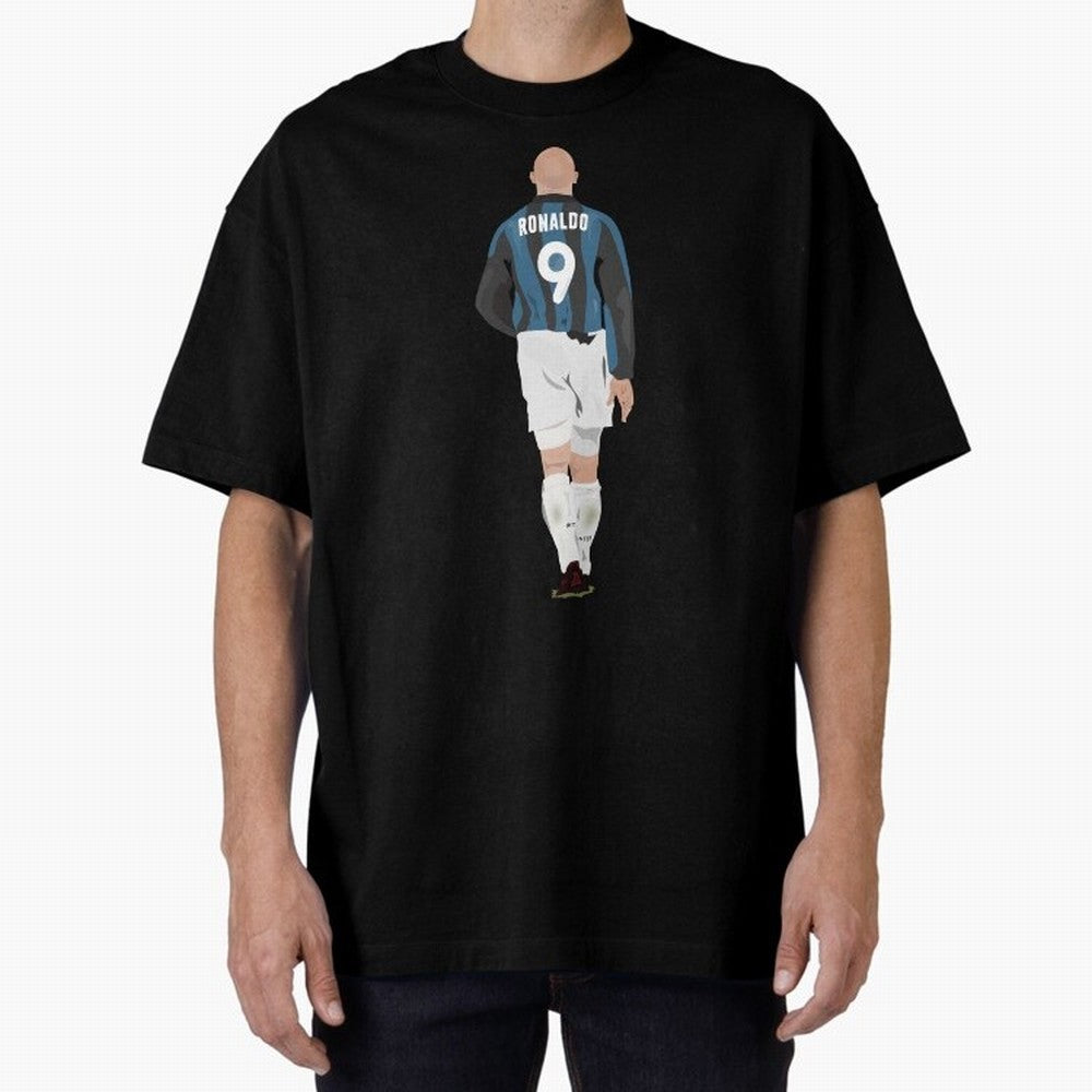 RONALDO THE PHENOMENON Oversized T-Shirt Wear the Spirit of FIFA World Cup 2026 Spirit, Highlighting England and Germany, CR7, Supporter Pride, Iconic Celebrations, Legendary Names and Global Match Day Energy; Ideal for Football Dads, Football