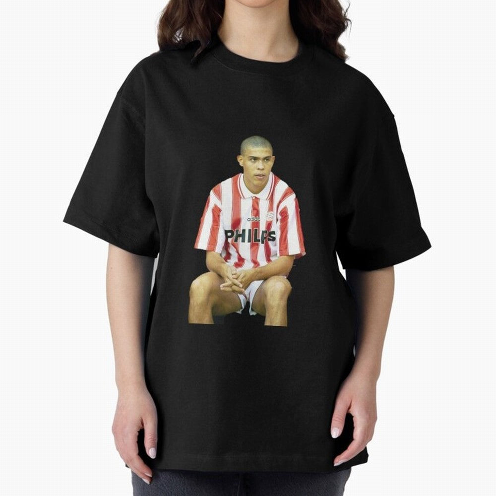 Ronaldo Oversized T-Shirt Celebrate Global Football Passion for FIFA World Cup 2026, Celebrating Messi, CR7 and Mbappe, France and Portugal, Football History, Final Match Energy, Crowd Noise and Once in a Lifetime Moments; Ideal for Passionate Fans