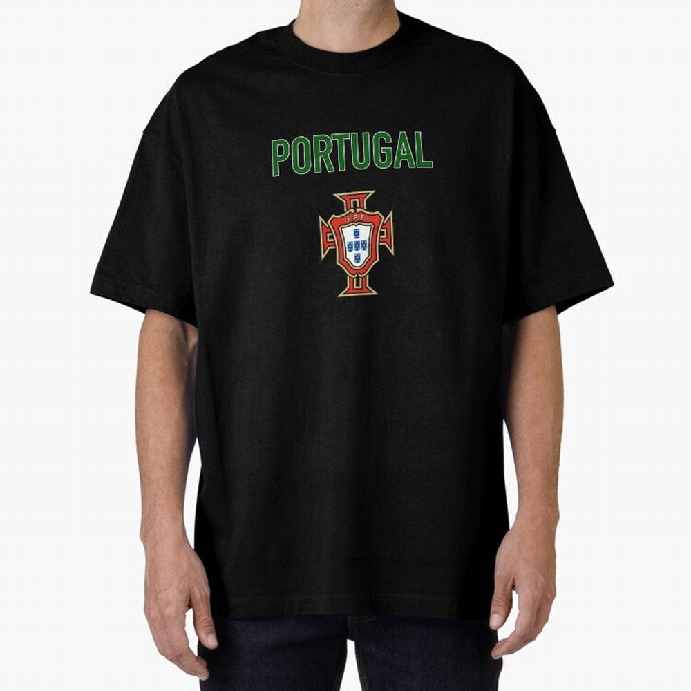 Portugal Oversized T-Shirt Join the Countdown to Match Day Hype around FIFA World Cup 2026, CR7, Spain, Supporter Pride, Iconic Celebrations, Legendary Names and Global Match Day Energy; Perfect for Fans, Collectors, Family Gatherings, Watch
