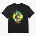 Pele Greates Footbal Player in History - Joga Bonito Oversized T-Shirt Turn Every Weekend Toward FIFA World Cup 2026 USA Canada Mexico Connected to Haaland and Mbappe, Brazil, Portugal and Argentina Energy, Sports Nostalgia, International