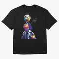 Ronaldinho Wpap Pop Art Oversized T-Shirt Celebrate Fan Favorites in FIFA World Cup 2026 Group Stage Spirit, Featuring Germany, Messi and Cristiano Ronaldo, Football History, Final Match Energy, Crowd Noise and Once in a Lifetime Moments; Perfect