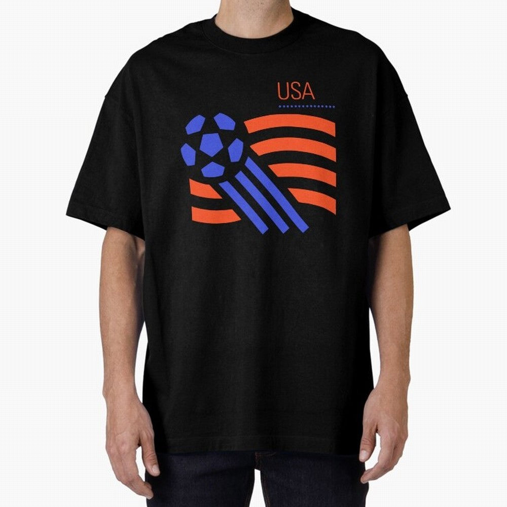 USA 1994 World Cup Soccer Retro 90s Oversized T-Shirt Show Your Tournament Heart for the FIFA World Cup 2026 Journey through Mbappe and Neymar Highlights, Netherlands Pride, Supporter Pride, Iconic Celebrations, Legendary Names and Global Match Day