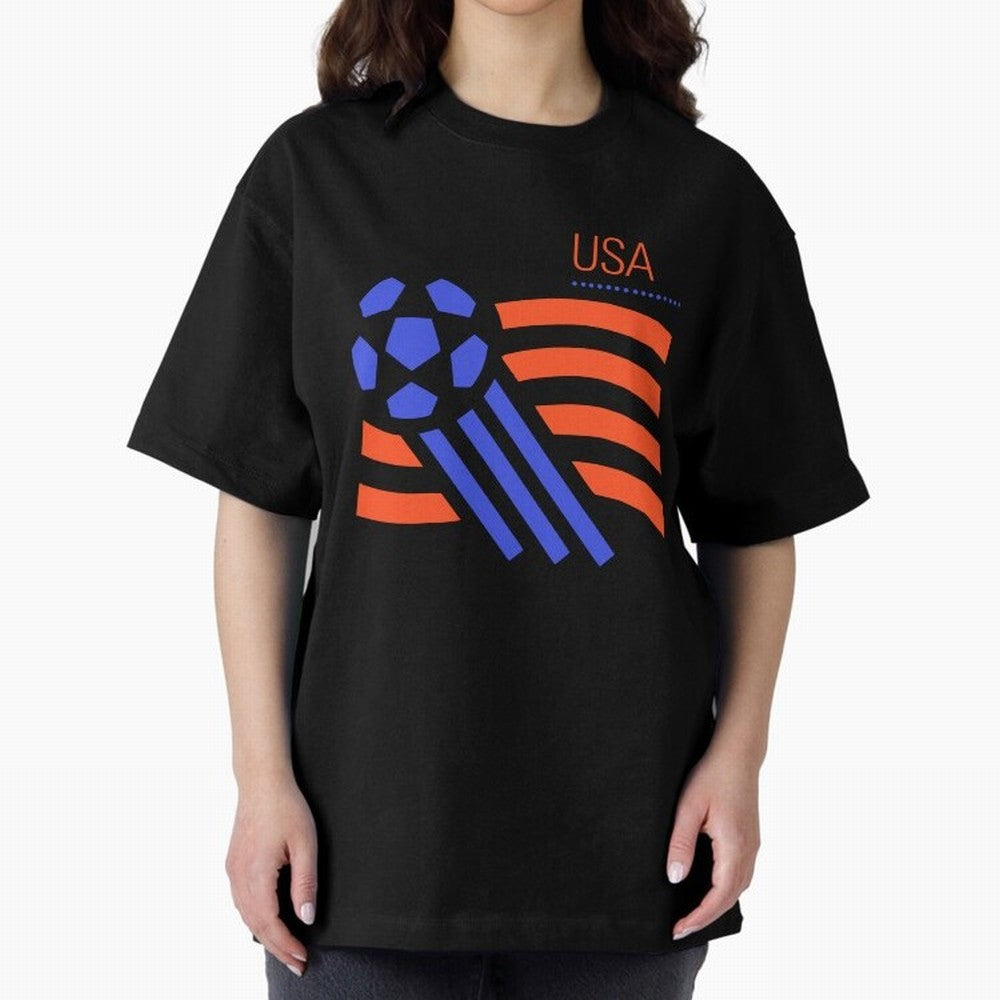 USA 1994 World Cup Soccer Retro 90s Oversized T-Shirt Show Your Tournament Heart for the FIFA World Cup 2026 Journey through Mbappe and Neymar Highlights, Netherlands Pride, Supporter Pride, Iconic Celebrations, Legendary Names and Global Match Day
