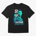 Ronaldo Ronaldo vector Oversized T-Shirt Experience the Global Stage of FIFA World Cup 2026 USA Canada Mexico Spirit, Built around Spain, Neymar, Haaland and Cristiano Ronaldo, Global Supporter Spirit, Legendary Goals, National Colors and