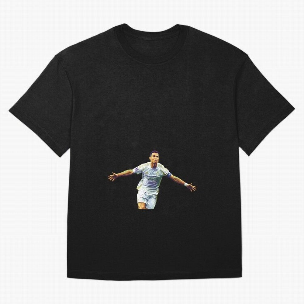 Ronaldo pop art Oversized T-Shirt Turn Football Passion into Global Football Passion for FIFA World Cup 2026 USA Canada Mexico, Filled with Messi, Germany, Goal Celebration Energy, Supporter Heritage, Football Icons and Worldwide Tournament Joy;