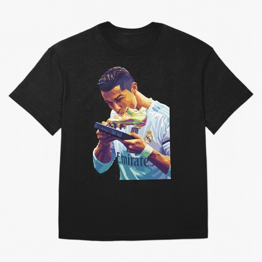 Ronaldo pop art Oversized T-Shirt Show Support during Match Day Hype around FIFA World Cup 2026 USA Canada Mexico, Cristiano Ronaldo, Haaland and CR7, Brazil, Portugal and Argentina, Championship Spirit, Famous Goals, Roaring Crowds and