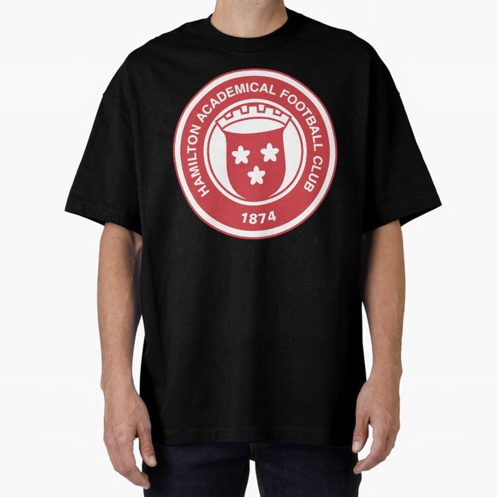 Hamilton Accies Football Club Oversized T-Shirt Celebrate Supporters United by FIFA World Cup 2026 USA Canada Mexico for Fans of Mbappe and Argentina, France and Brazil, Bringing Football History, Final Match Energy, Crowd Noise and Once in a