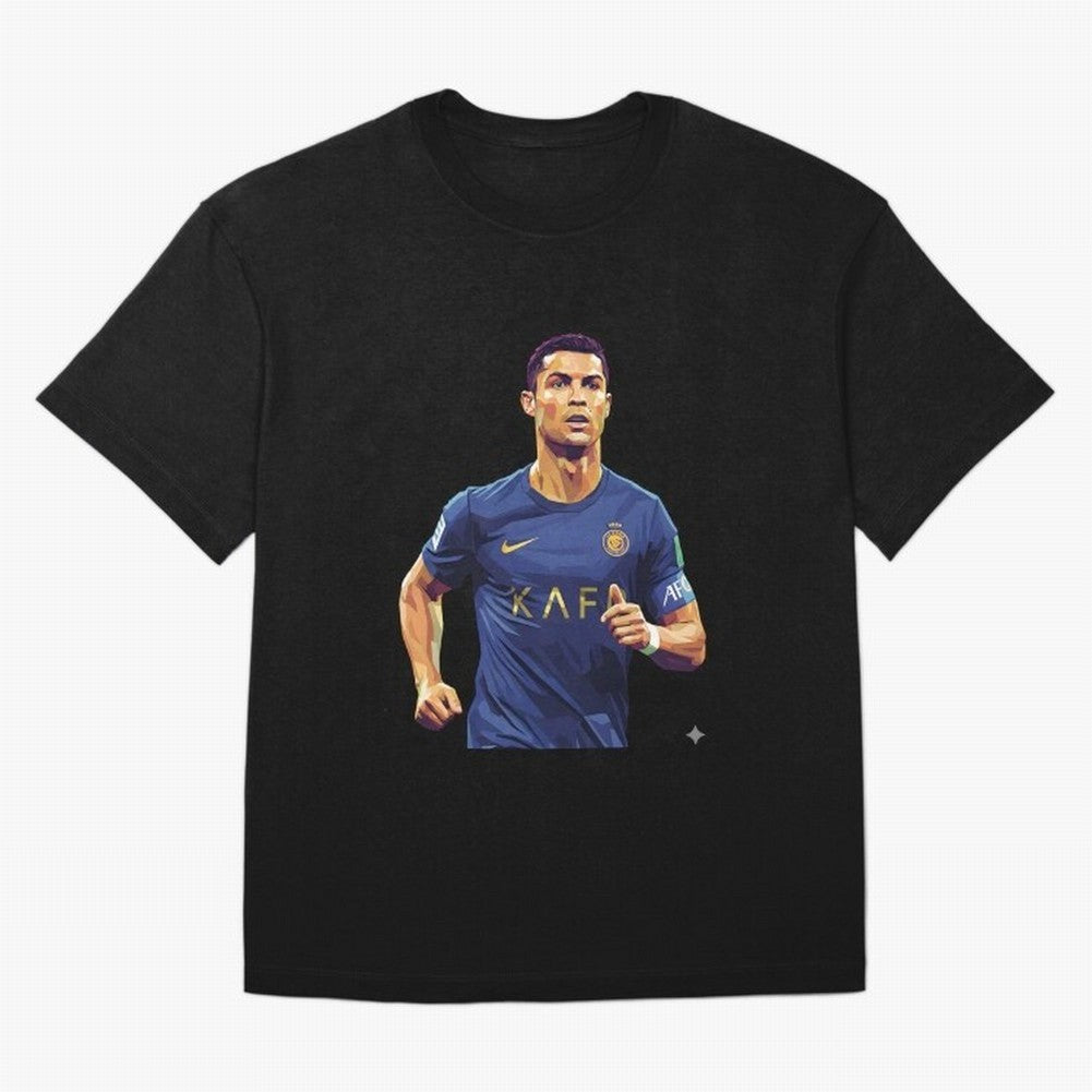 Ronaldo pop art Oversized T-Shirt Honor Football Greatness during Match Day Hype around FIFA World Cup 2026 Group Stage, Cristiano Ronaldo, Argentina, Championship Spirit, Famous Goals, Roaring Crowds and International Football Unity; Built for