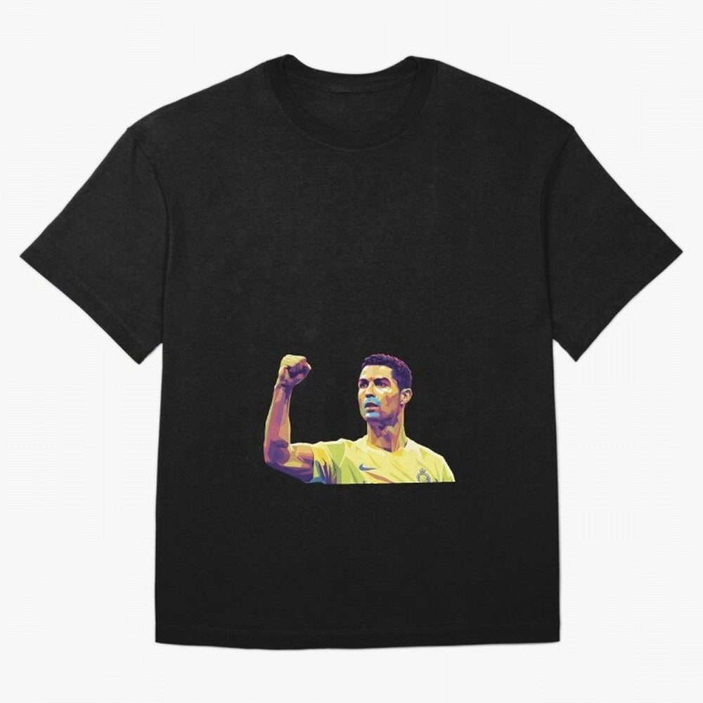 Ronaldo pop art Oversized T-Shirt Represent Fans Who Live for Match Day Hype around FIFA World Cup 2026 USA Canada Mexico, Messi, Neymar and Mbappe, England, France and Netherlands, Fan Favorite Moments, National Team Passion, Big Match Drama and