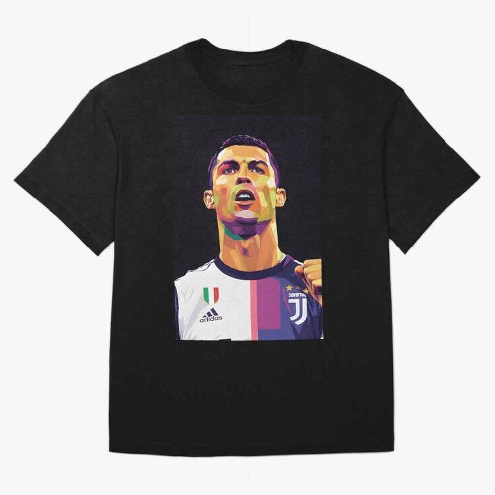 Ronaldo pop art Oversized T-Shirt Celebrate the Stars of Match Day Hype around FIFA World Cup 2026 USA Canada Mexico, Messi, England, France and Netherlands, Match Day Excitement, Supporter Culture, Golden Goals and Global Football Passion; Perfect