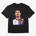 Ronaldo pop art Oversized T-Shirt Celebrate the Stars of Match Day Hype around FIFA World Cup 2026 USA Canada Mexico, Messi, England, France and Netherlands, Match Day Excitement, Supporter Culture, Golden Goals and Global Football Passion; Perfect