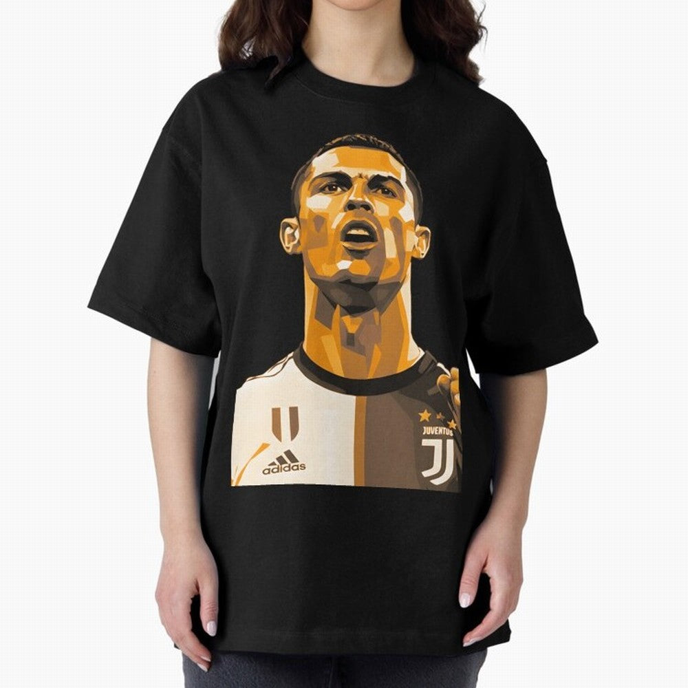 Ronaldo Oversized T-Shirt Bring Stadium Energy to the FIFA World Cup 2026 Journey through CR7 and Messi Highlights, England, France and Netherlands Pride, Supporter Pride, Iconic Celebrations, Legendary Names and Global Match Day Energy; Perfect