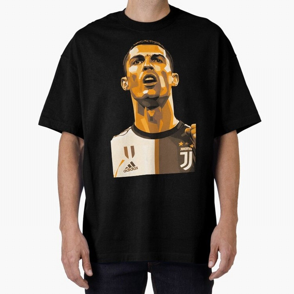 Ronaldo Oversized T-Shirt Bring Stadium Energy to the FIFA World Cup 2026 Journey through CR7 and Messi Highlights, England, France and Netherlands Pride, Supporter Pride, Iconic Celebrations, Legendary Names and Global Match Day Energy; Perfect