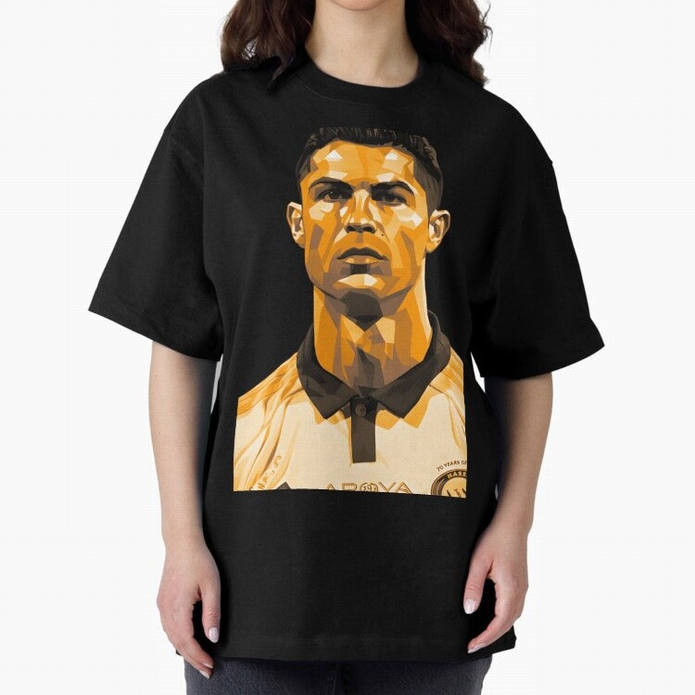 Ronaldo Oversized T-Shirt Bring World Football Passion into FIFA World Cup 2026 USA Canada Mexico for Fans of Messi and Cristiano Ronaldo and Portugal, Spain and Germany, Bringing Fan Favorite Moments, National Team Passion, Big Match Drama and