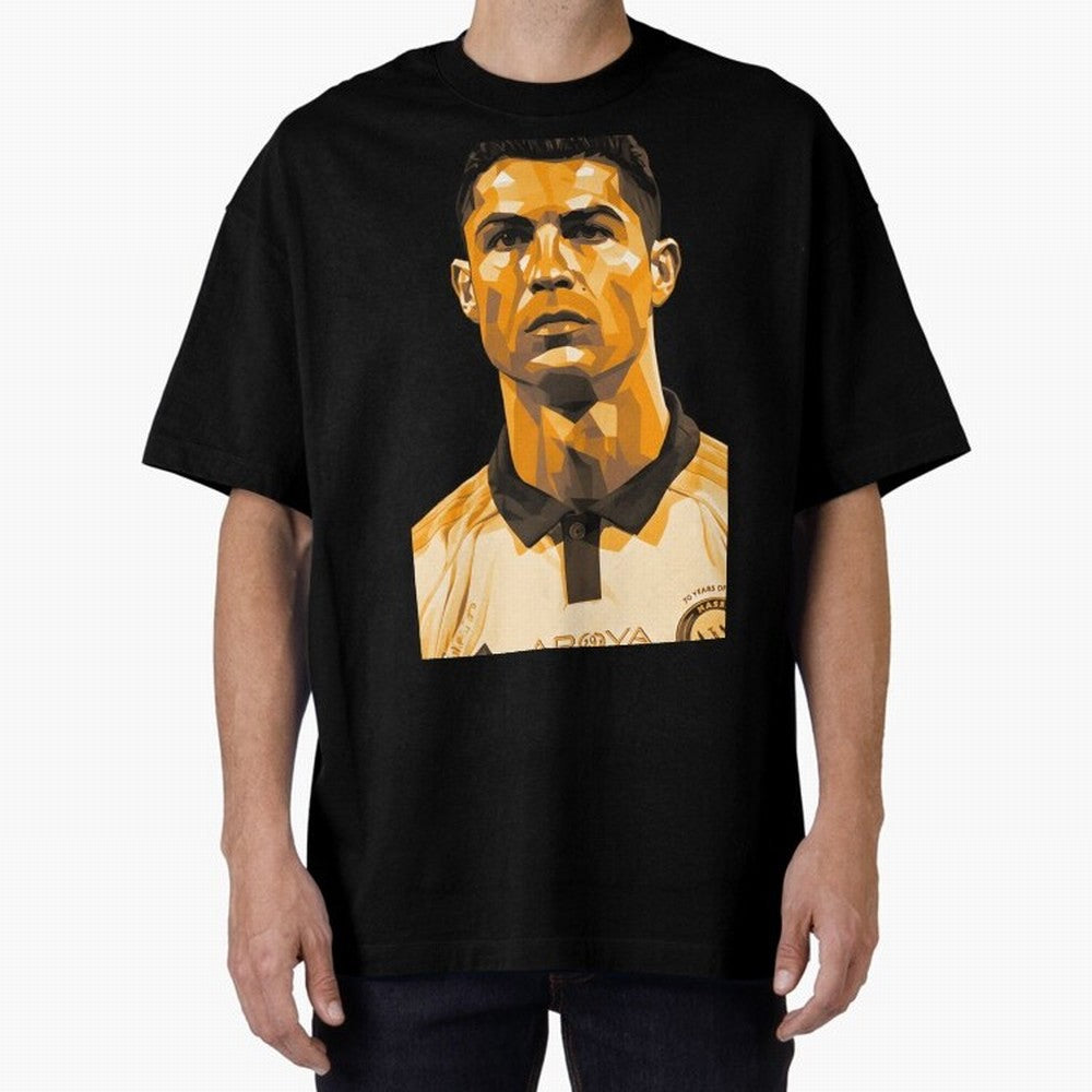 Ronaldo Oversized T-Shirt Bring World Football Passion into FIFA World Cup 2026 USA Canada Mexico for Fans of Messi and Cristiano Ronaldo and Portugal, Spain and Germany, Bringing Fan Favorite Moments, National Team Passion, Big Match Drama and