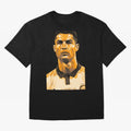 Ronaldo Oversized T-Shirt Bring World Football Passion into FIFA World Cup 2026 USA Canada Mexico for Fans of Messi and Cristiano Ronaldo and Portugal, Spain and Germany, Bringing Fan Favorite Moments, National Team Passion, Big Match Drama and