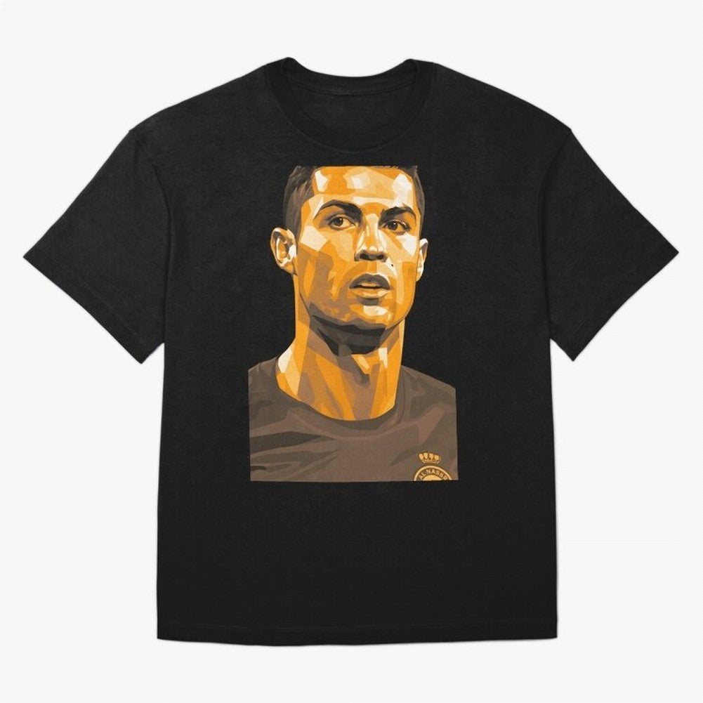 Ronaldo Oversized T-Shirt Honor Football Greatness during Global Football Passion for FIFA World Cup 2026, Inspired by Messi, Neymar and Mbappe, Argentina and Brazil, Championship Spirit, Famous Goals, Roaring Crowds and International Football