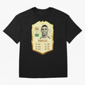 Ronaldo Ultimate Card Oversized T-Shirt Join Supporters Worldwide for FIFA World Cup 2026 Spirit, Driven by Brazil, Portugal and Argentina, CR7 and Messi, Game Day Rituals, Football Legends, Country Pride and the Road to the Final; Perfect for