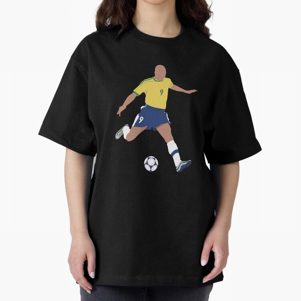 Ronaldo Lu¨ªs Naz¨¢rio de Lima - R9 Oversized T-Shirt Relive Legendary Nights from FIFA World Cup 2026 USA Canada Mexico with Messi, CR7 and Mbappe, Netherlands Energy, Match Day Excitement, Supporter Culture, Golden Goals and Global Football
