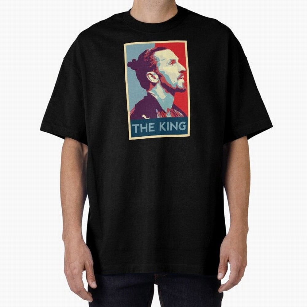 Ibrahimovic Hope Poster Oversized T-Shirt Make Your Look Match FIFA World Cup 2026 Group Stage Spirit, Connected to Argentina, Messi, CR7 and Mbappe, Goal Celebration Energy, Supporter Heritage, Football Icons and Worldwide Tournament Joy; Created