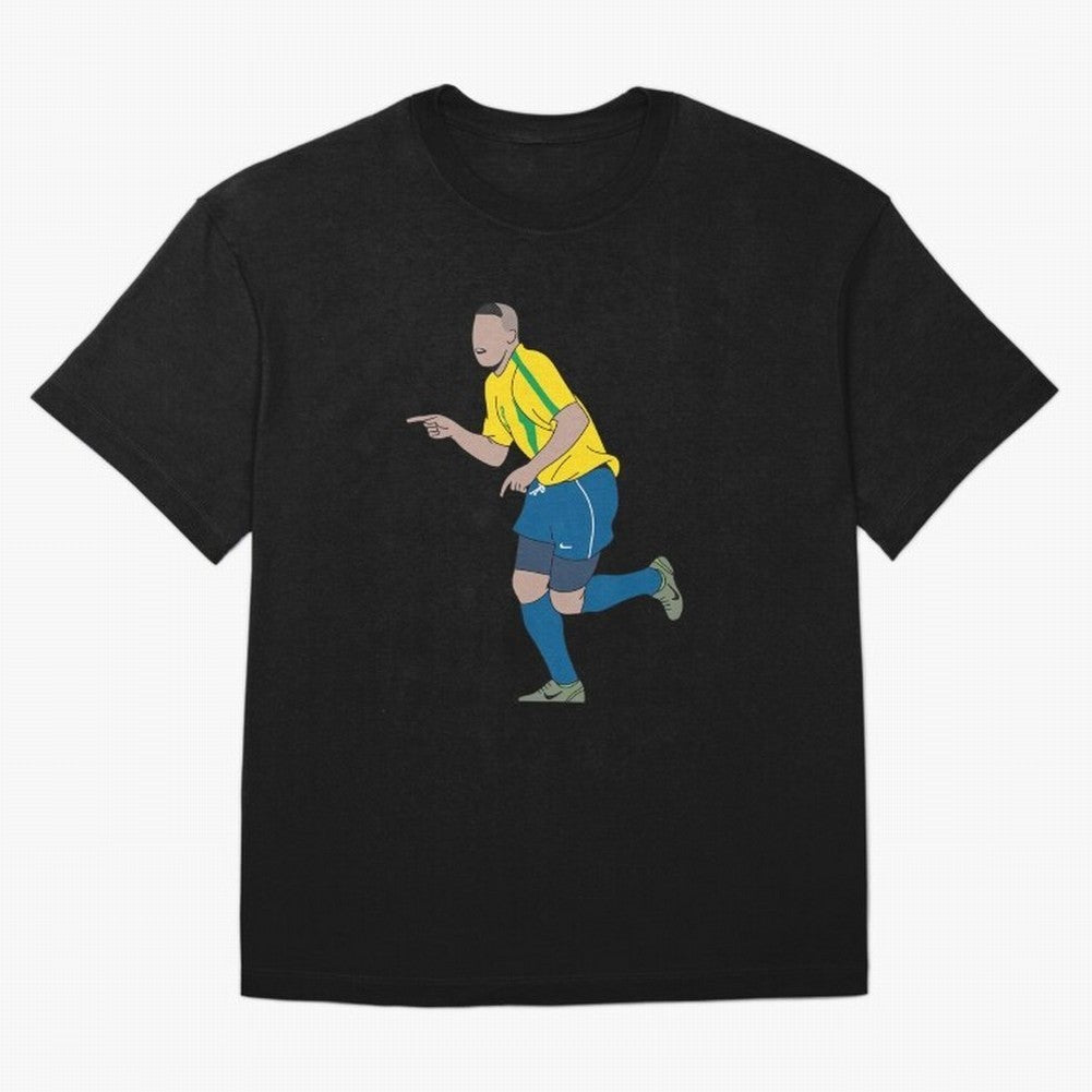 Ronaldo R9 Brazil (2002 WC) Oversized T-Shirt Follow Global Football Passion for FIFA World Cup 2026 Group Stage, Made for Messi and Cristiano Ronaldo, England and Germany, Worldwide Fan Energy, Dramatic Goals, Stadium Lights and Championship