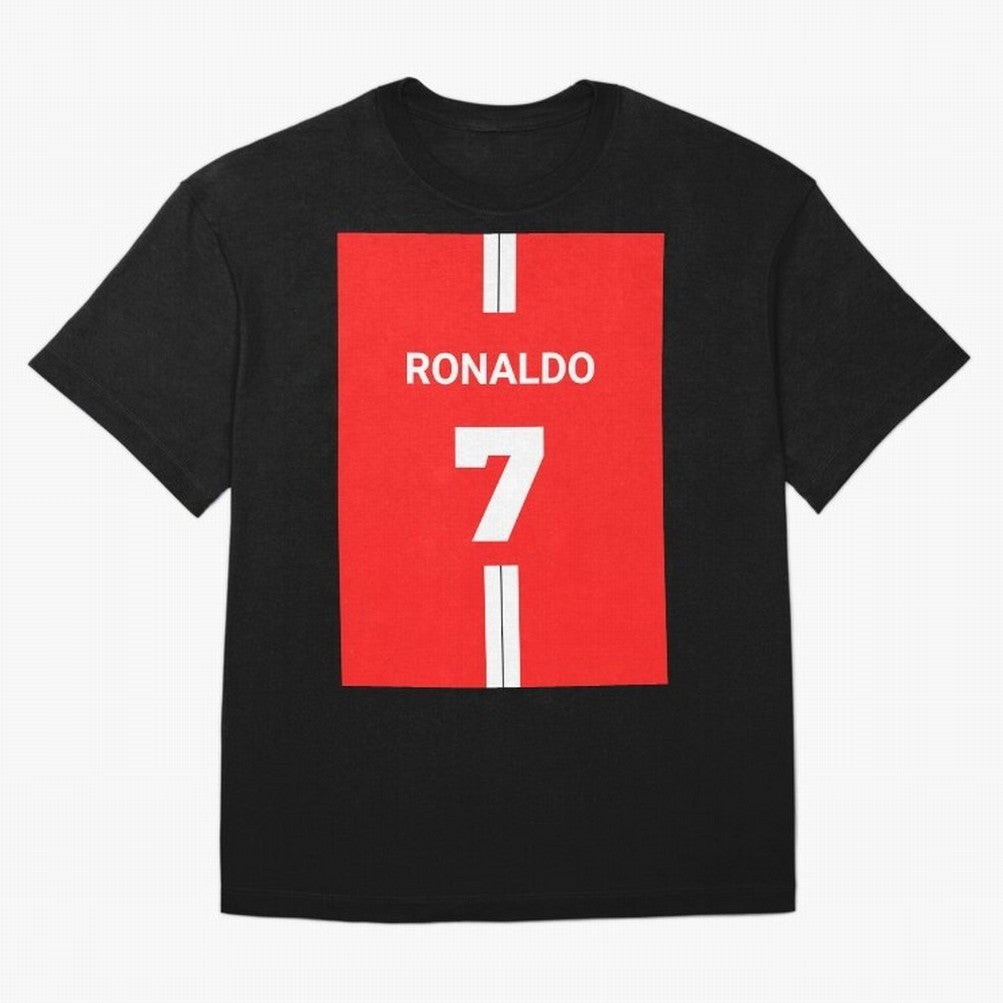 Ronaldo Jersey - 7 Back to Manchester Oversized T-Shirt Celebrate the Magic of the FIFA World Cup 2026 Journey through Messi and Cristiano Ronaldo Highlights, Brazil Pride, Goal Celebration Energy, Supporter Heritage, Football Icons and Worldwide