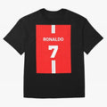 Ronaldo Jersey - 7 Back to Manchester Oversized T-Shirt Celebrate the Magic of the FIFA World Cup 2026 Journey through Messi and Cristiano Ronaldo Highlights, Brazil Pride, Goal Celebration Energy, Supporter Heritage, Football Icons and Worldwide