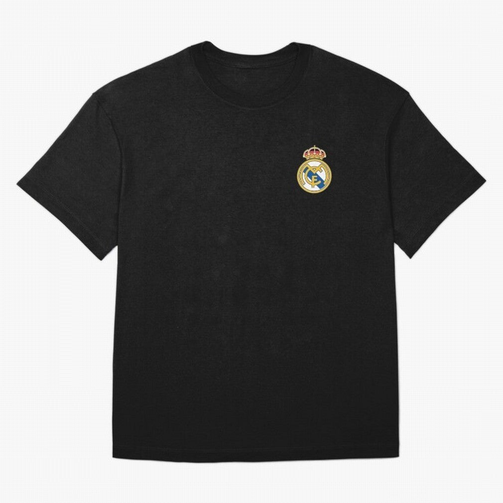 Madrid Football Logo Oversized T-Shirt Celebrate National Team Dreams in Match Day Hype around FIFA World Cup 2026 USA Canada Mexico, Haaland, Argentina and Brazil, Stadium Memories, Football Loyalty, International Chants and Championship