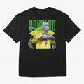 Ronaldo 3 Time Fifa World Player Of The Year Oversized T-Shirt Show Fan Pride Across FIFA World Cup 2026 Filled with Cristiano Ronaldo, Haaland and CR7, England, France and Netherlands Energy, Championship Spirit, Famous Goals, Roaring Crowds and