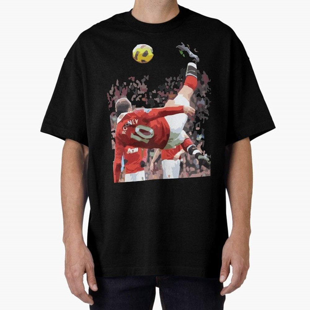 WAYNE ROONEY Oversized T-Shirt Represent Global Football Passion for FIFA World Cup 2026 Group Stage, Inspired by Neymar, Spain, Championship Spirit, Famous Goals, Roaring Crowds and International Football Unity; Made for Collectors Who Enjoy