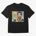Ronaldo al nassr Oversized T-Shirt Capture FIFA World Cup 2026 Group Stage for Fans of Haaland and Mbappe and France, Bringing Sports Nostalgia, International Competition, Famous Players and Unforgettable Victories; Made for Collectors Who Enjoy