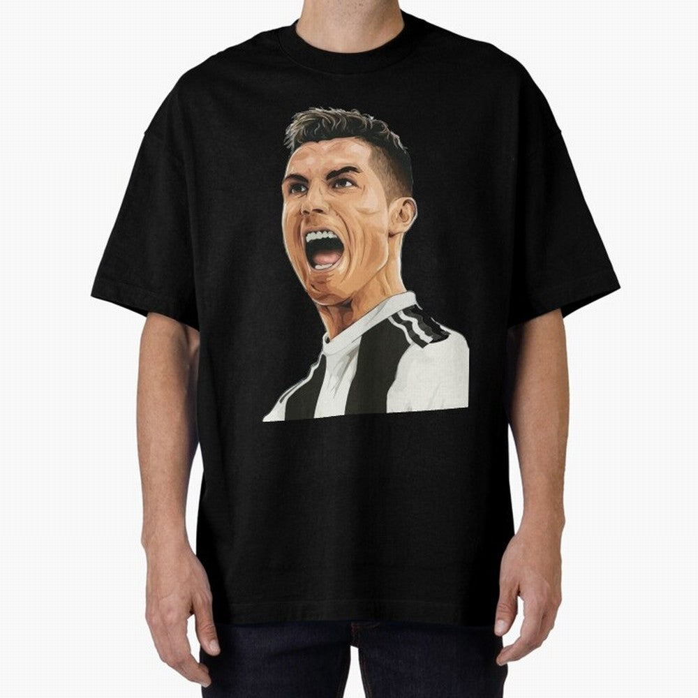 Ronaldo Ronaldo Oversized T-Shirt Remember Iconic Moments from Global Football Passion for FIFA World Cup 2026, Filled with Messi, Neymar and Mbappe, Germany, Global Supporter Spirit, Legendary Goals, National Colors and Tournament Celebration;