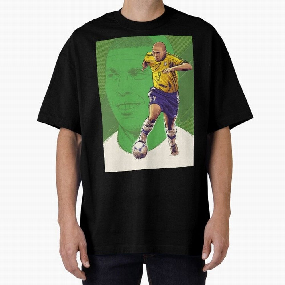 Wallpaper Ronaldo Nazario Oversized T-Shirt Represent Fans Who Live for FIFA World Cup 2026 USA Canada Mexico Spirit, Built around Argentina, France and Brazil, CR7, Football Passion, Legendary Performances, Festival Vibes and Supporter Community;